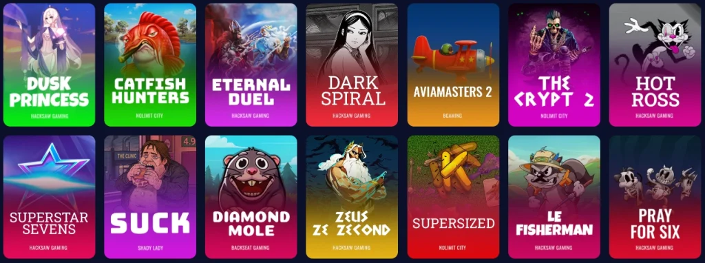 Aperçu de la page d’atterrissage affiliée Vicibet Casino
